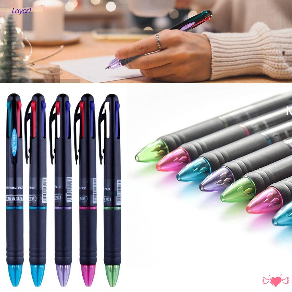 LAYOR1 Set 12 Bút Bi Tạo Hình Động Vật Dễ Thương