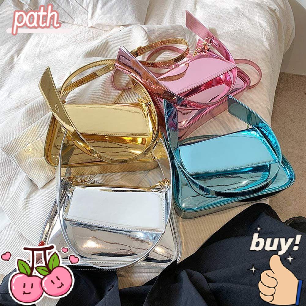 PATH Túi Xách Da PU Bóng Thời Trang Cho Nữ