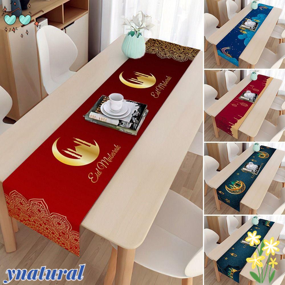 YNATURAL Khăn Trải Bàn Cách Nhiệt Trang Trí Tiệc Phong Cách Hồi Giáo Mới