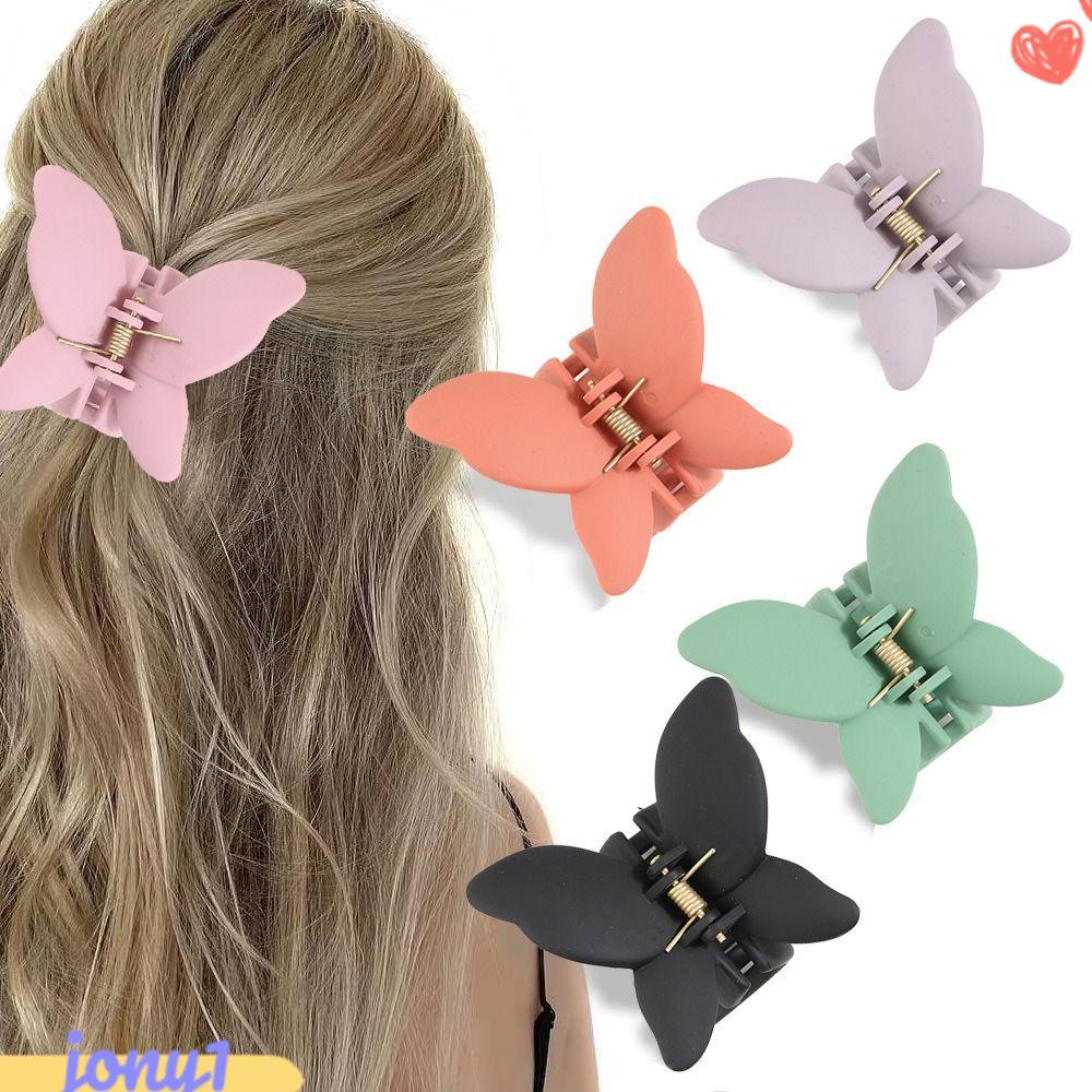 JONYE Kẹp Càng Cua Bằng Acrylic Hình Bướm Thời Trang Đi Biển Mùa Hè