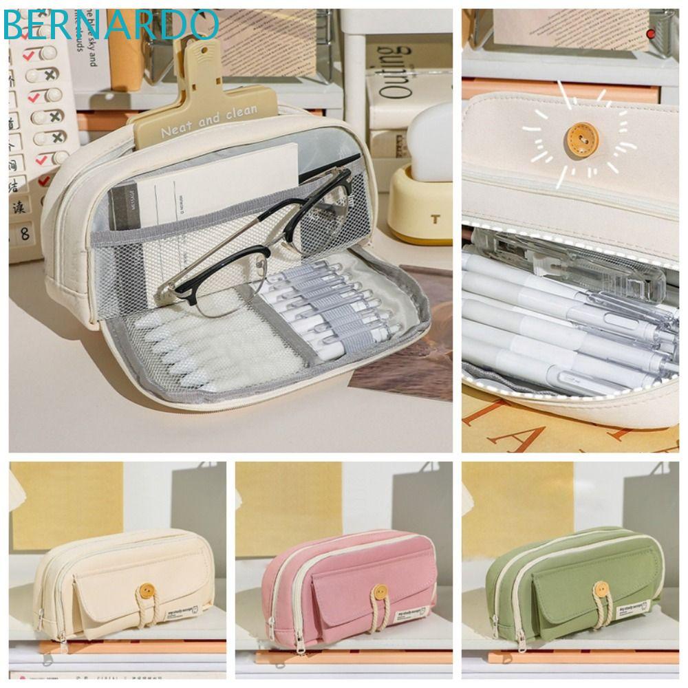 Túi Đựng Đồ Trang Điểm Nhiều Ngăn Sức Chứa Lớn Phong Cách Hàn Quốc Đơn Giản