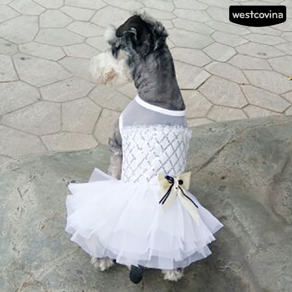 [COD]♞Đầm Không Phai Họa Tiết Chấm Bi Thắt Nơ Xinh Xắn Thoáng Khí Cho Cún Cưng