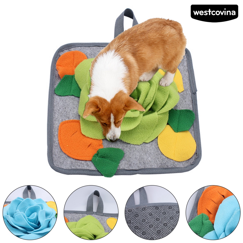 [COD]♞Đệm Ngồi Mềm Mại In Họa Tiết Hoa / Thỏ Dễ Thương Dành Cho Huấn Luyện Thú Cưng