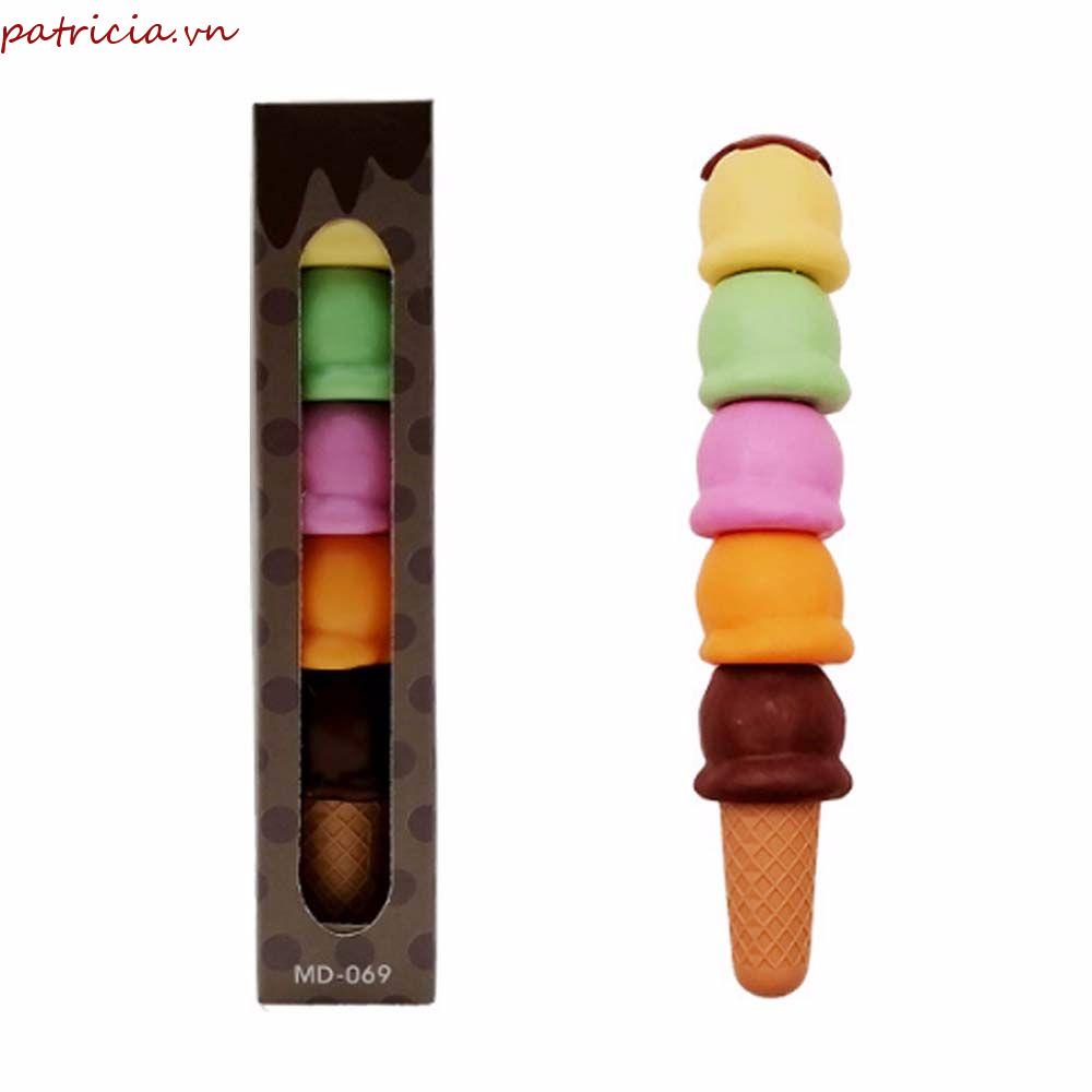 PATRICIA Bút Lông Đánh Dấu Lắp Ráp Họa Tiết Kawaii Dành Cho Trường Học / Văn Phòng