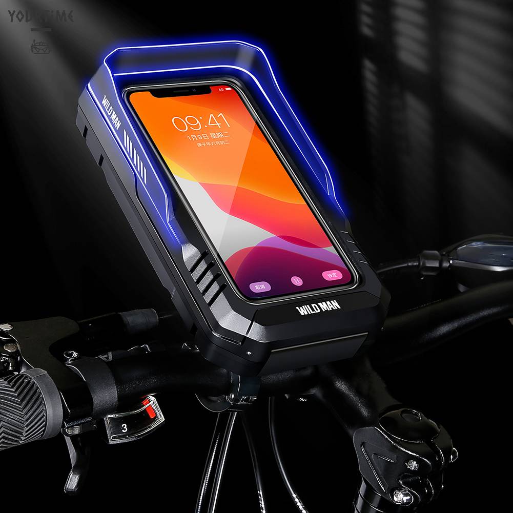 Túi Đựng Điện Thoại Gắn Tay Lái Xe Đạp Chống Thấm Nước Tiện Lợi