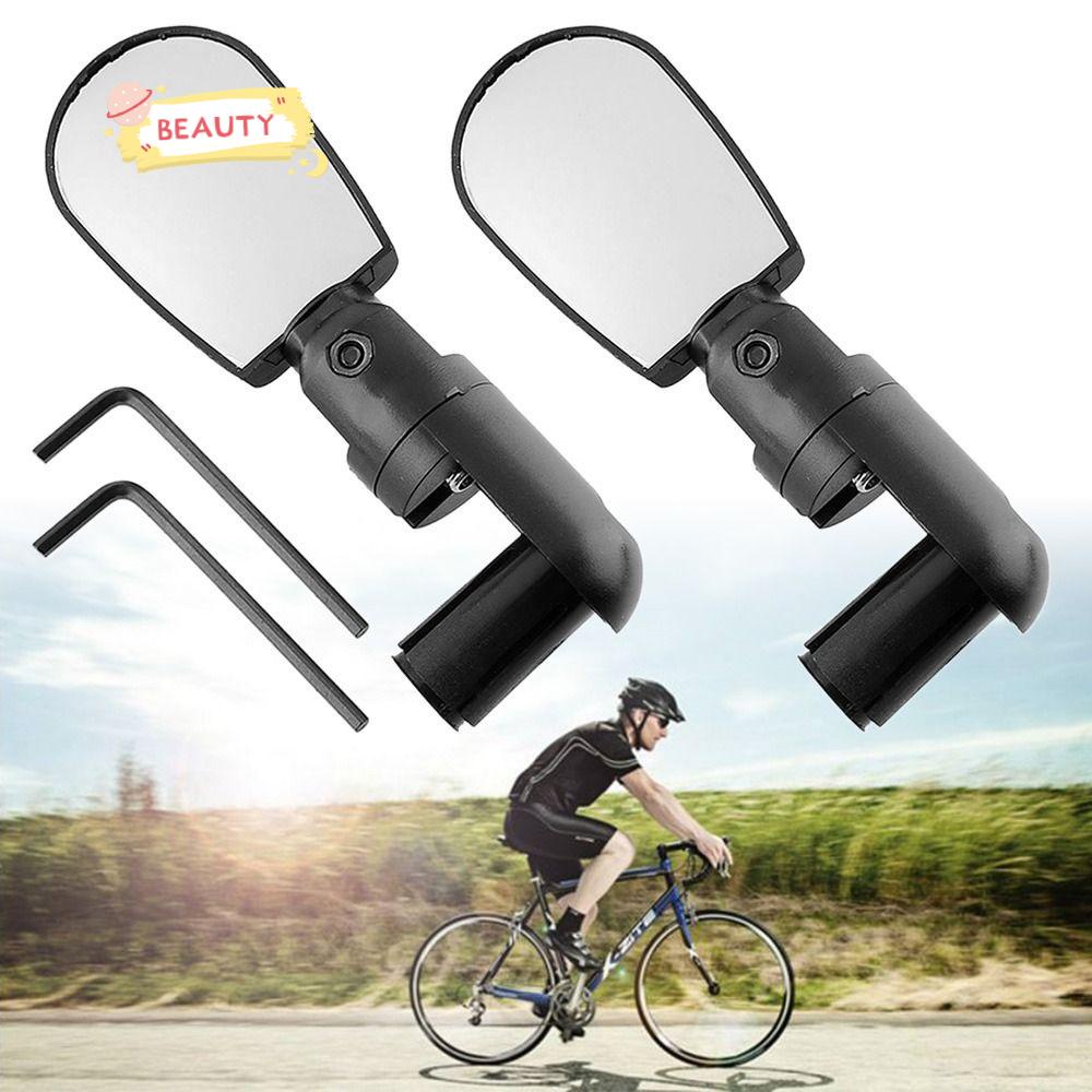 BEAUTY 1 Cặp Gương Chiếu Hậu Góc Rộng Dễ Dàng Điều Chỉnh Cho Xe Đạp