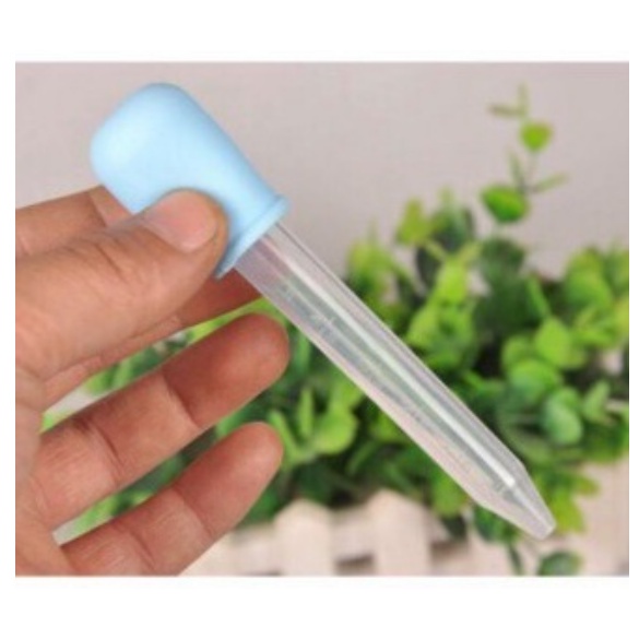 Ống Hút Sữa, Bón Thuốc Cho Bé Loại 5ml silicon đầu mềm