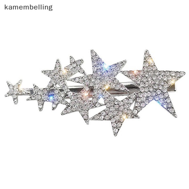 Kẹp Tóc Hình Ngôi Sao Năm Cánh Đính Đá Lấp Lánh