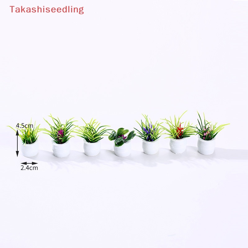 1 Mô Hình Chậu Cây Xanh Trang Trí Nhà Búp Bê