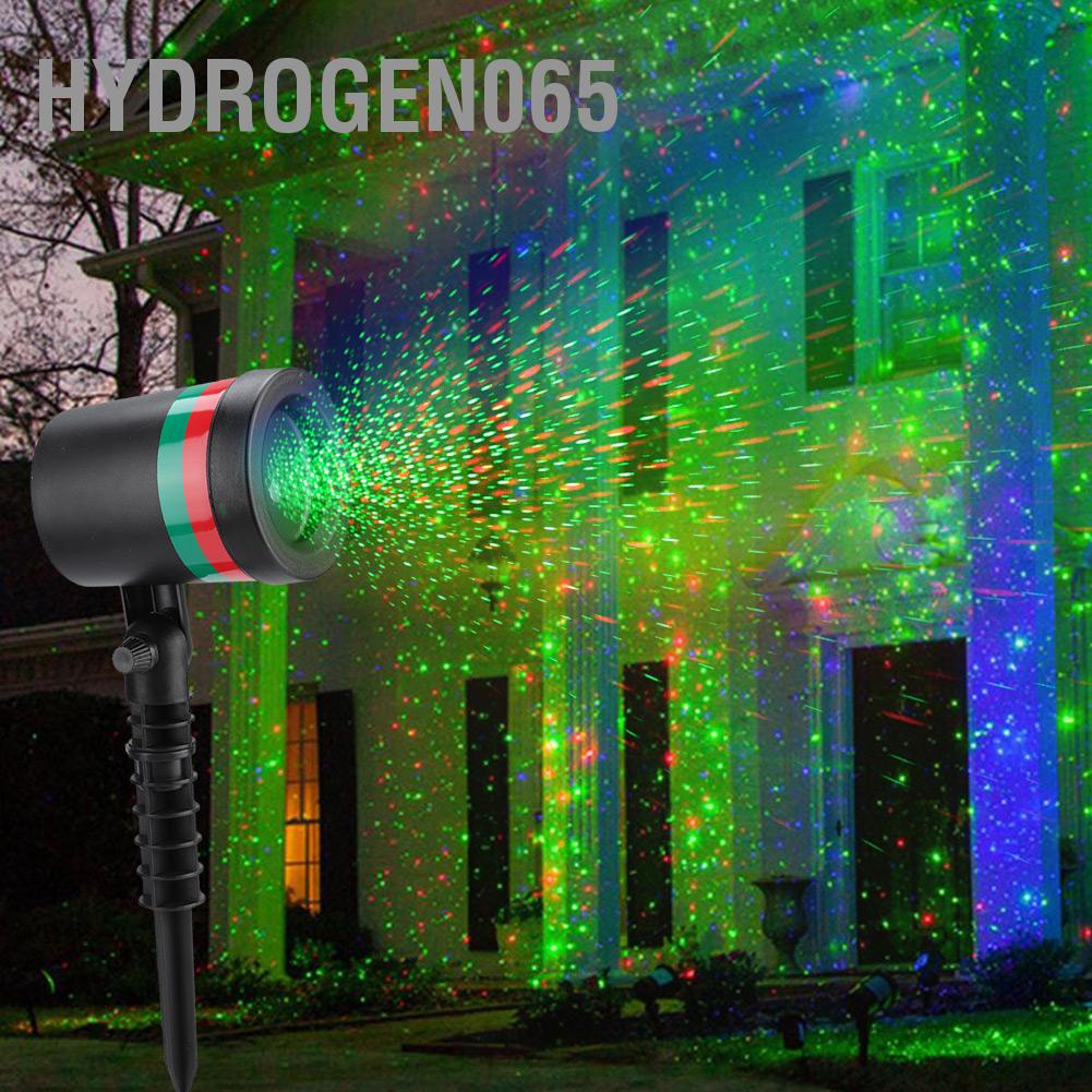 Hydrogen065 Đèn chiếu ngoài trời không thấm nước điểm trang trí cho phong cảnh Giáng sinh 100-240V