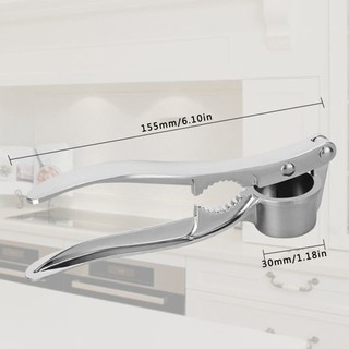 =Christmas=Garlic Press Crusher Professional Garlic Squeezer Masher Kitchen Mincer Tool