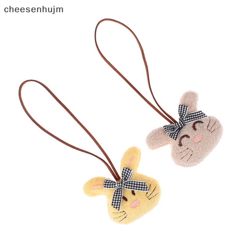 Móc Khóa Thỏ Nhồi Bông Dễ Thương Dùng Để Nhận Dạng Túi Học Sinh