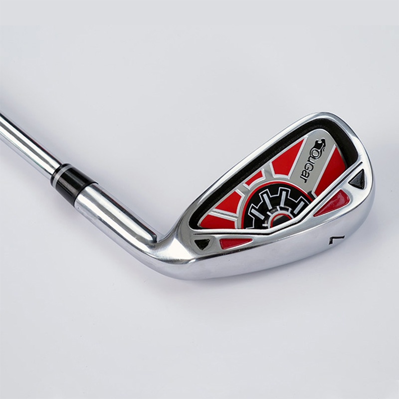 Golf số 7 Iron Golf Swing Practice Club Câu lạc bộ luyện tập trong nhà 62cm Thanh ngắn Cao su Tay cầm hợp kim kẽm Đầu crom Molypden Thép chỉnh sửa thân tay cầm Thanh sắt