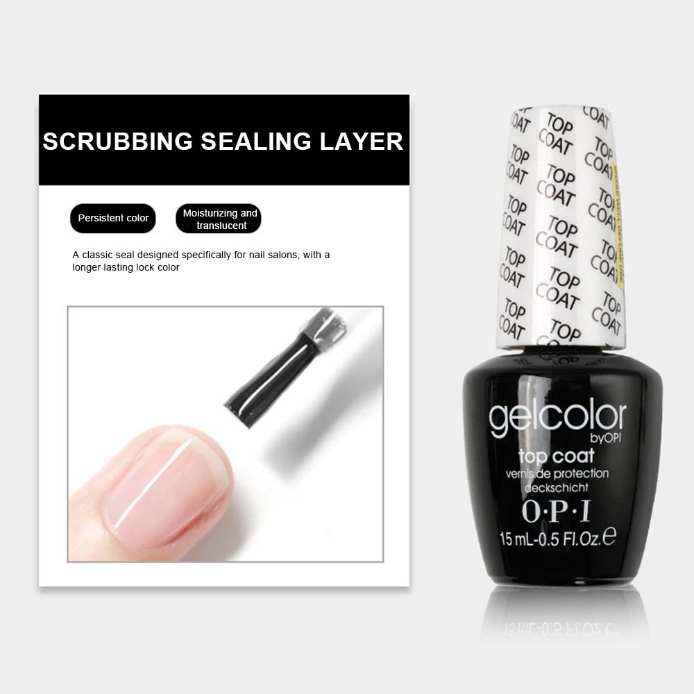 OPI  nail polish UV LED Gelcolor Top Coat Base Coat