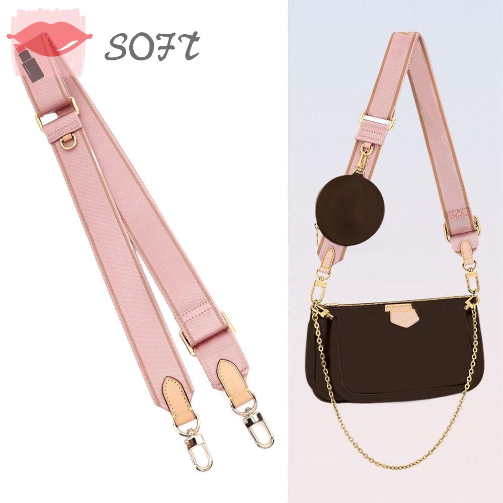 Dây Đeo Túi Xách Bản Rộng Bằng Vải Canvas Mềm Điều Chỉnh Được