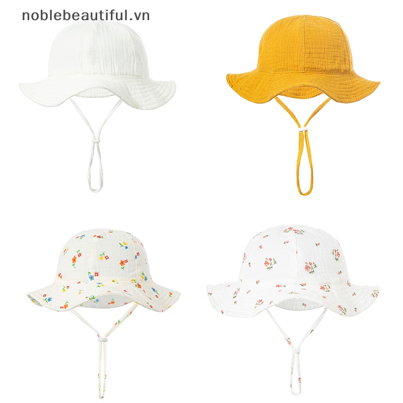 Nón Tai Bèo Chất Liệu Cotton In Họa Tiết Panama Thời Trang Đi Biển Cho Bé Trai Và Gái