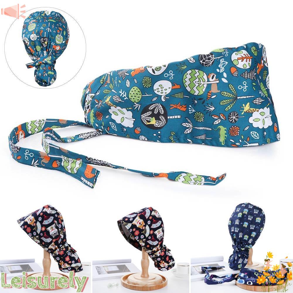 LEILY Mũ Cotton Cột Tóc Đuôi Ngựa Có Thể Điều Chỉnh Kích Thước Cho Nam Và Nữ