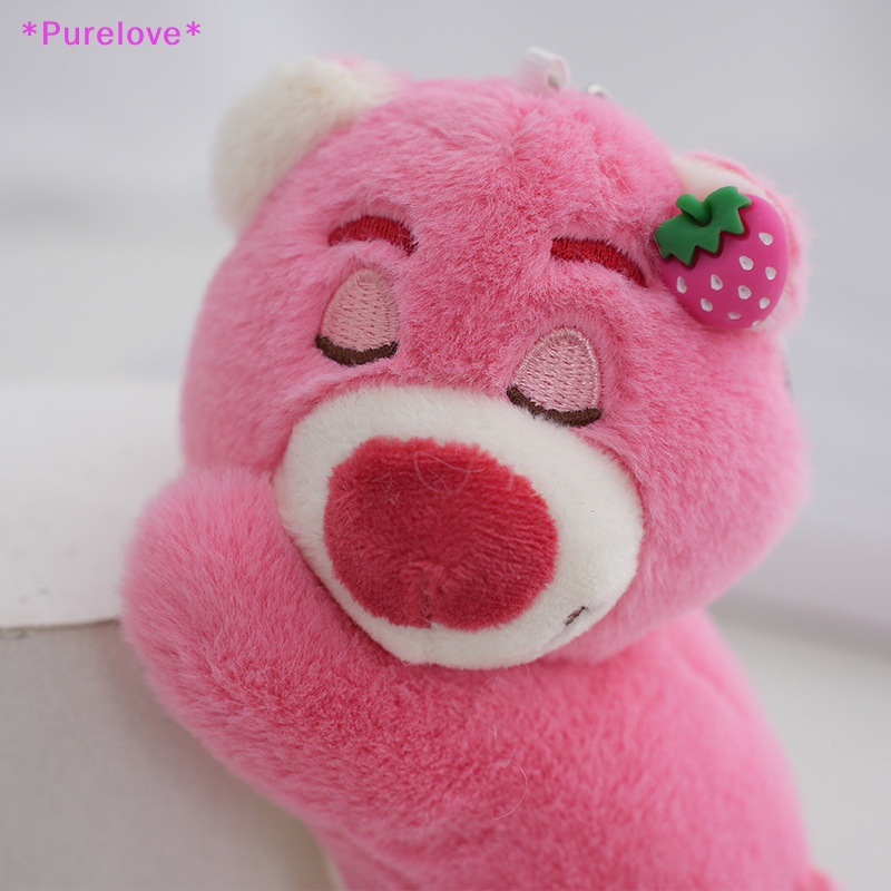 DISNEY Móc Khóa Hình Gấu Nhồi Bông Mềm Mại Xinh Xắn Mới