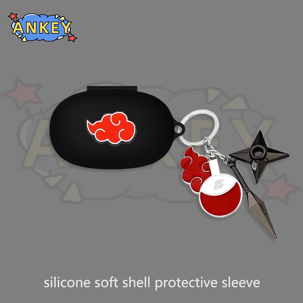 For Samsung Galaxy Buds / Buds+ Plus Case Earphone Silicone Boy Cool Earbuds Protective Headphone Cover Headset Skin With Pendant
