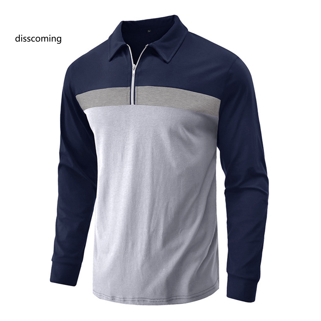 Áo Thun Tay Ngắn In Chữ SL SL SL SL SL| Áo Sơ Mi Cổ Bẻ Chui Đầu Có Khóa Kéo Phối Màu Mềm Mại Thoáng Khí Thời Trang Mùa Xuân Cho Nam Mặc Hàng Ngày