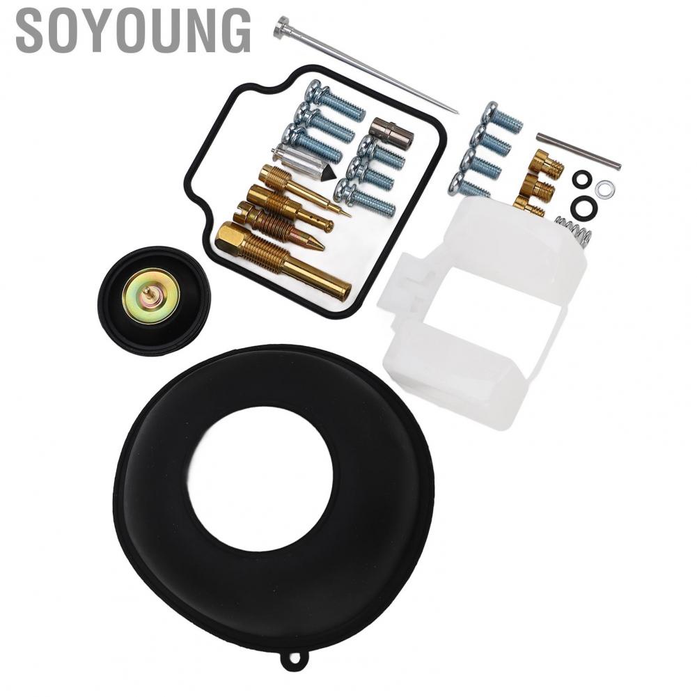 Soyoung 29PCS Carburetor  Kit 16016 MAH 670 Aging Resistant Carb Rebuild Set Fit For NX650 1988 to 1994