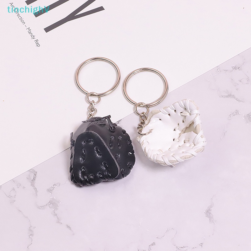 Móc Khóa Hình Găng Tay Bóng Chày Bằng PU 3D Nhiều Màu Sắc Dành Cho Nam Nữ