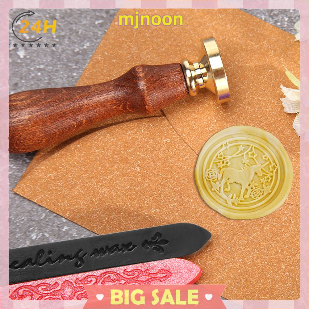 Con Dấu Đóng Sáp Đầu Đồng DIY Trang Trí Đám Cưới