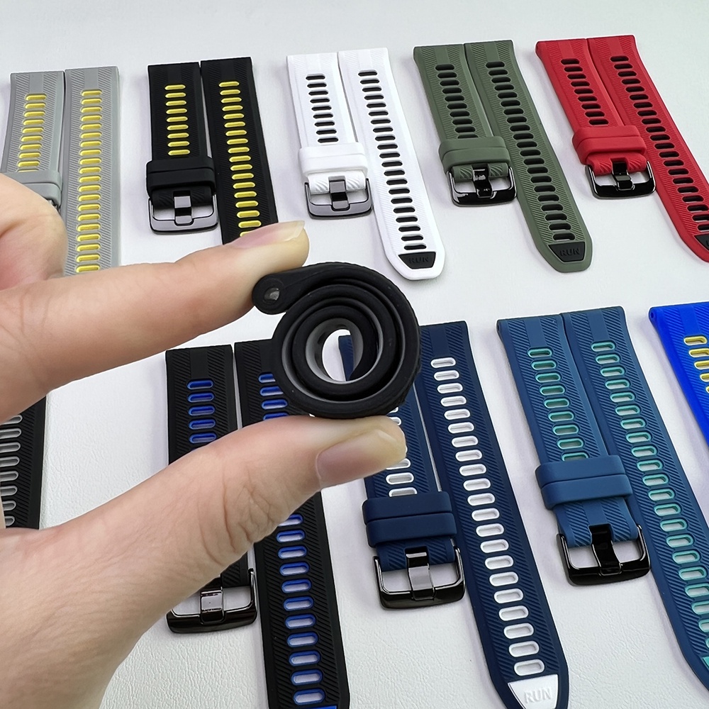 Dây Đeo Thay Thế Bằng Silicone Chống Nước Cho Garmin Forerunner 965