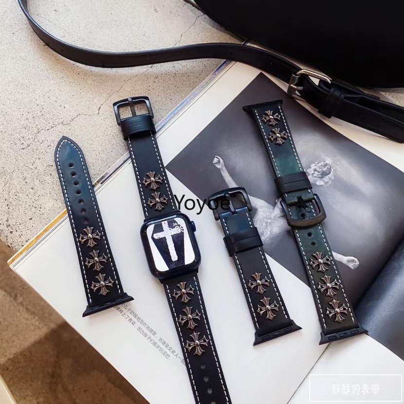 Dây Đeo Thay Thế Bằng Da Đính Đinh Tán Phong Cách Punk Cho Apple Watch Ultra 8 7 45 / 42 / 44 / 49mm 38 / 40 / 41mm 6 SE 5 4 3 2
