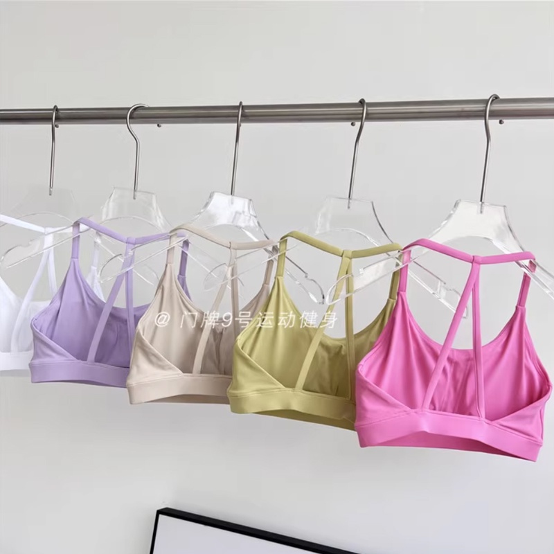 Áo Ngực Thể Thao Dây Mảnh Hở Lưng Tập Yoga