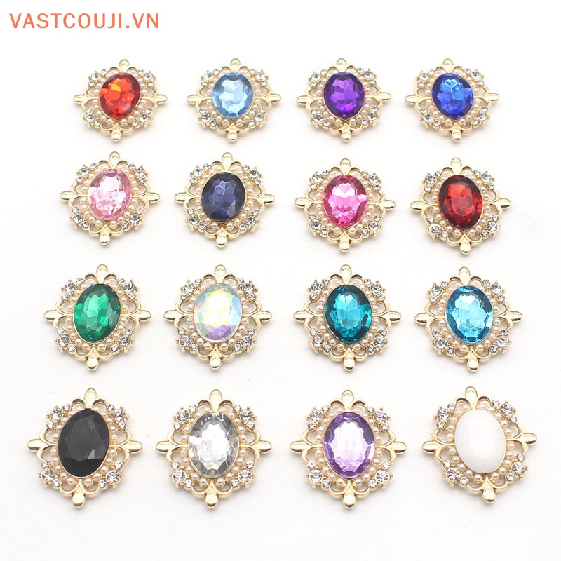 Phụ Kiện Trang Trí Tóc Hình Nơ Bằng Hợp Kim Tinh Tế 29 * 32mm