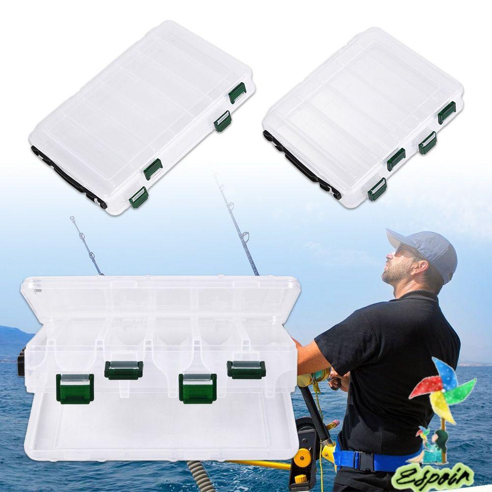 ESPO Hộp Đựng Mồi Câu Cá Bằng Nhựa Trong Suốt Ốp