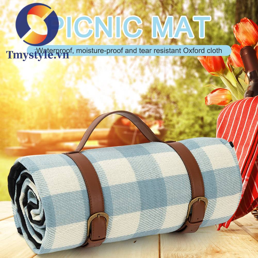 Thảm Da Cắm Trại Chống Thấm Nước Gấp Gọn Tiện Dụng