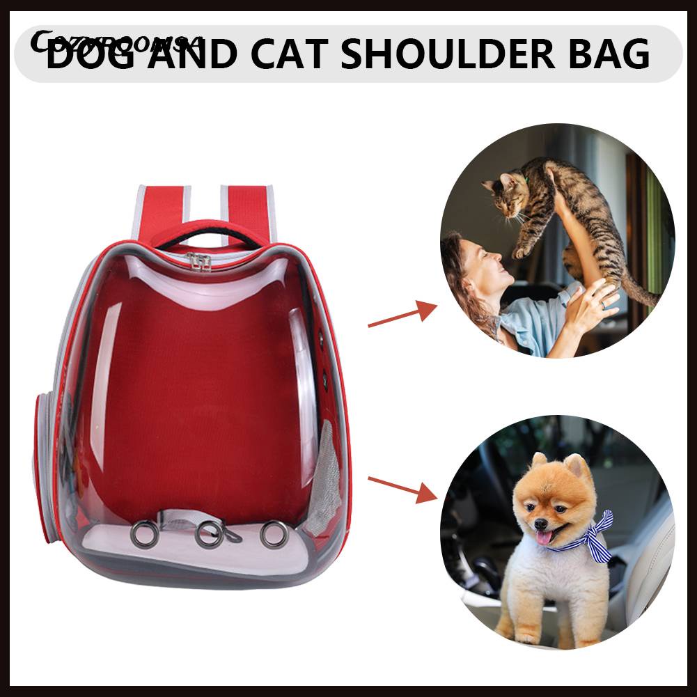 Ba Lô Địu Thú Cưng Thoáng Khí Có Khóa Kéo Đôi Tiện Dụng