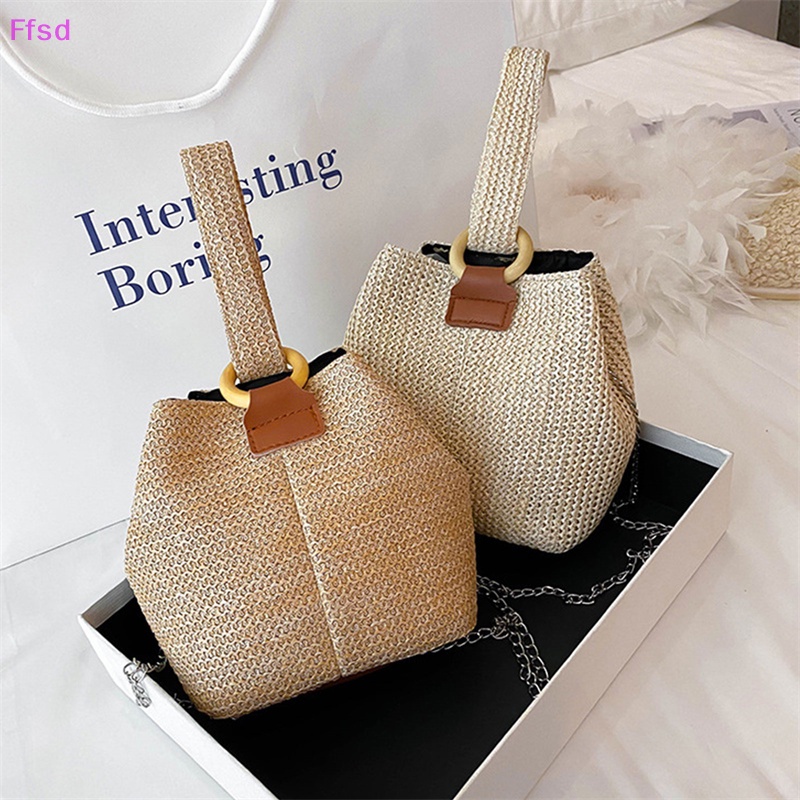 {Ffsd} Túi Đeo Chéo Dệt Nhẹ Nhàng Thanh Lịch Giản Dị Cho Nữ * Bán Chạy