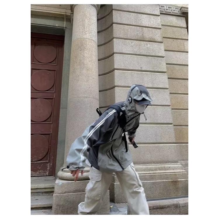 Quần Dài Dáng Rộng Nhiều Túi Cá Tính Năng Động Phong Cách Hip-Hop Cho Nam Nữ