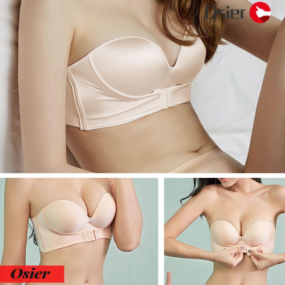 OSIER1 Áo Ngực Không Dây Cài Khóa Trước Thoải Mái Chống Trượt Dễ Điều Chỉnh