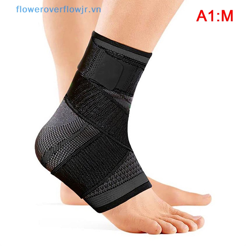 Fjr 1 Băng Đeo Mắt Cá Chân Thể Thao Bằng Nylon Dệt Kim Thoáng Khí Ngăn Bong Gân Có Thể Điều Chỉnh Bảo Vệ Mắt Cá Chân