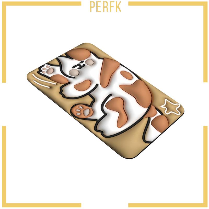 Thảm Chùi Chân Mềm Mại Thấm Hút Tốt Họa Tiết Hoa Xinh Xắn