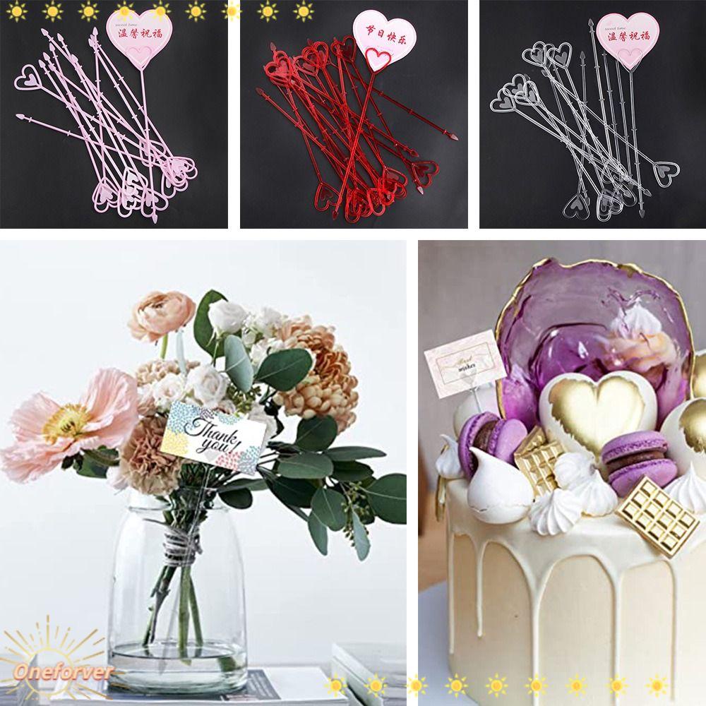 FOREVER Kẹp Giữ Thẻ Ghi Chú Bằng Nhựa Họa Tiết Hoa Xinh Xắn Tiện Dụng