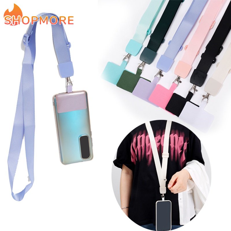[Marvelous] Dây Đeo Cổ Bằng Nylon Mềm Mại Có Thể Tháo Rời Nhiều Màu Sắc Có Thể Điều Chỉnh Gắn Điện Thoại Chống Thất Lạc