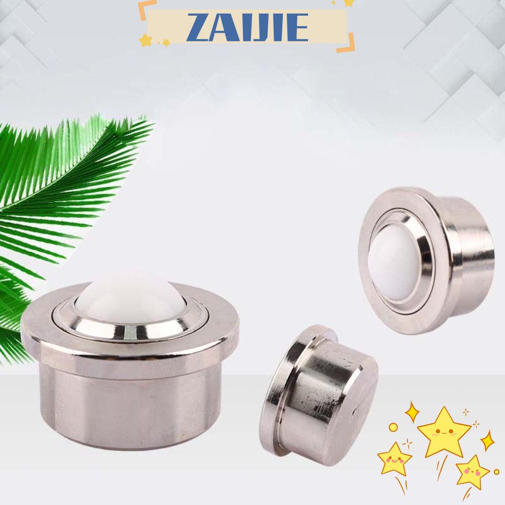 ZAIJIE24 Bánh Xe Xoay Mini Bằng Thép Nylon Mắt Tròn Thông Dụng Cho Đồ Nội Thất