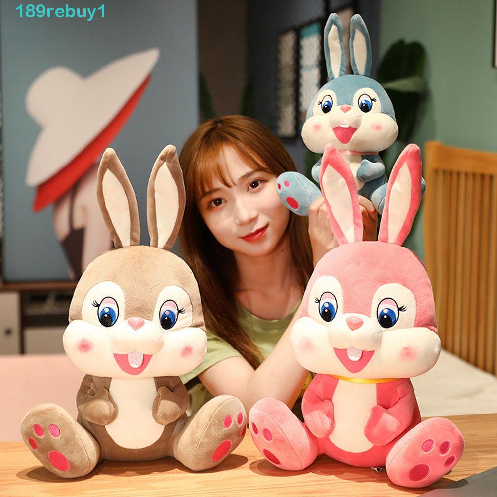 REBUY1 Thỏ Nhồi Bông 30 / 45 / 55CM Mềm Mại Đáng Yêu Trang Trí Phòng Bé