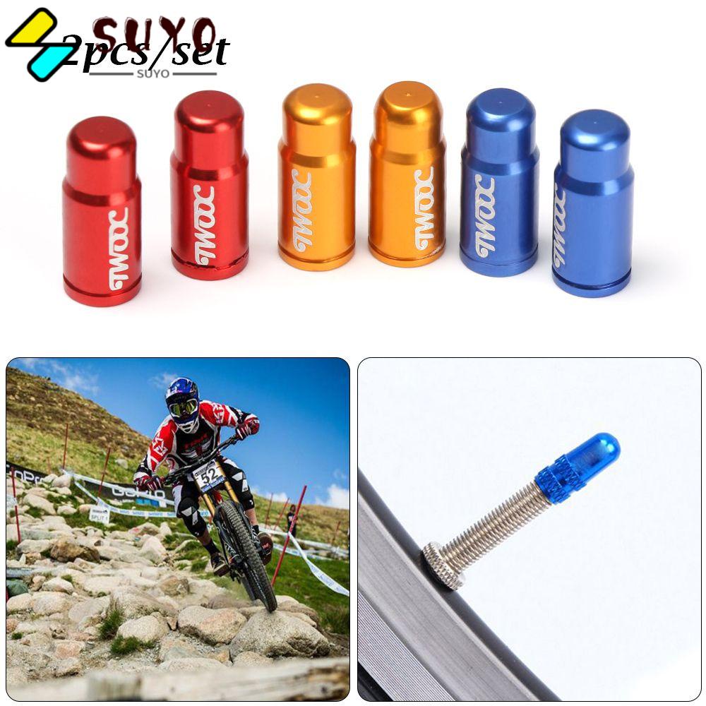 SUYO Bộ 2 Vỏ Bọc Van Lốp Xe Kiểu Pháp Chất Lượng Cao