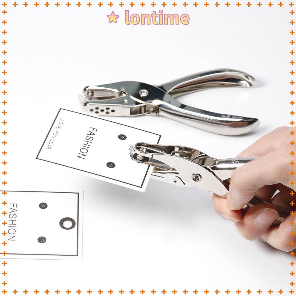 LONTIME Dụng Cụ Đục Lỗ 3 / 6mm Cho Sổ Lưu Niệm