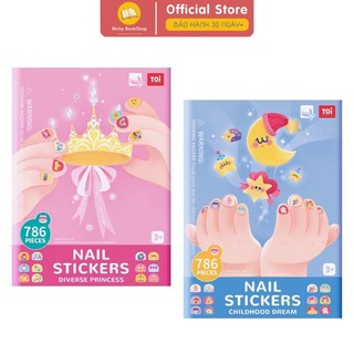 Bộ Đồ Chơi Nail Stickers TOI Dán Móng Tay 786pcs Cho Bé Từ 3 Tuổi