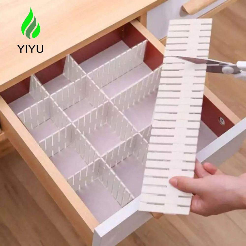 YIYU Bộ 4 Thanh Chia Ngăn Tủ Giúp Tiết Kiệm Không Gian