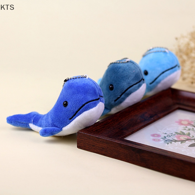 Móc Khóa Cá Voi Nhồi Bông Mềm Mại Dễ Thương