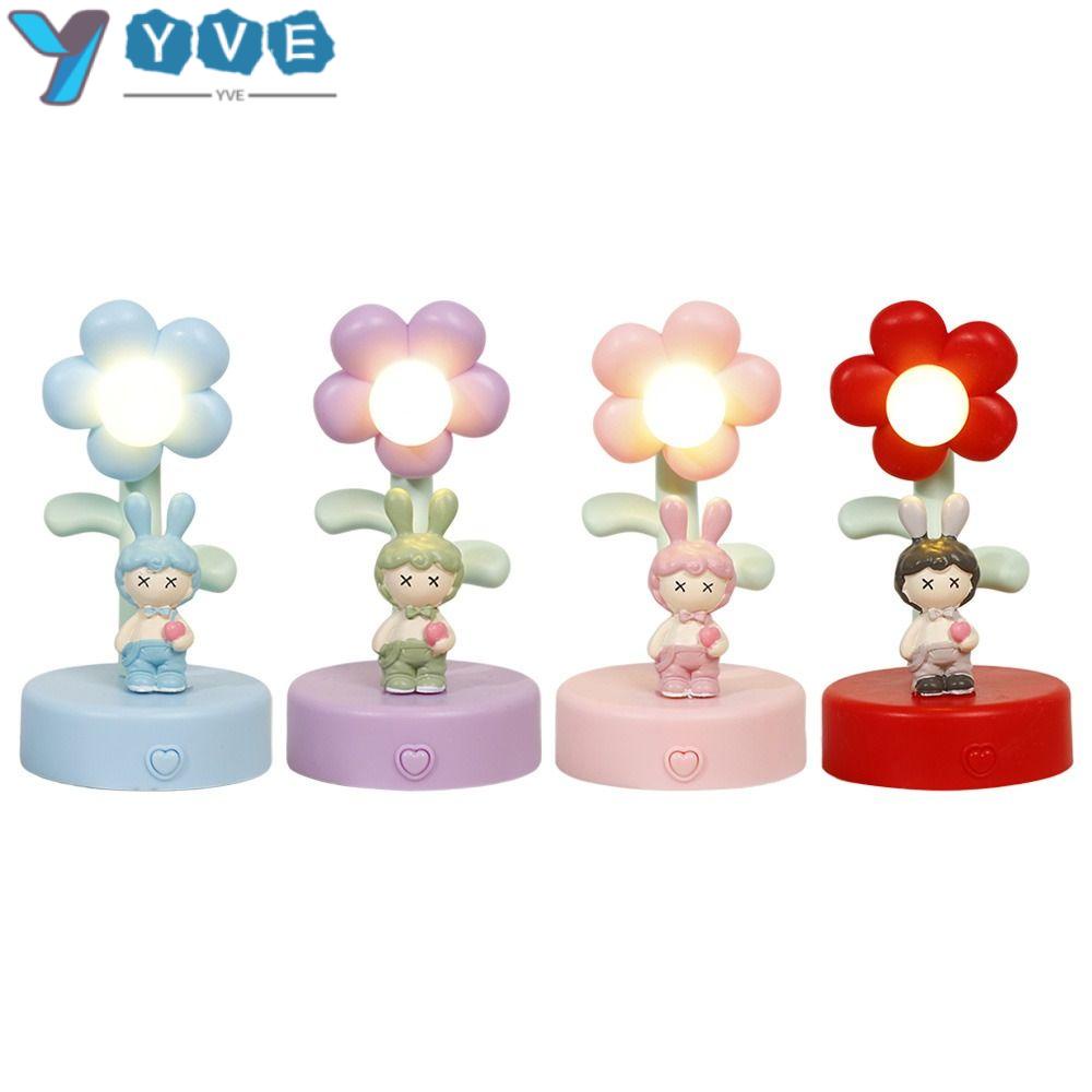 YVE Đèn Ngủ Bảo Vệ Mắt Thiết Kế Hình Chú Thỏ Đáng Yêu