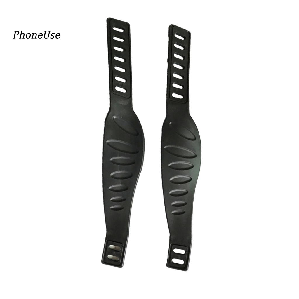1 Cặp Dây Đai Bằng PU Gắn Bàn Đạp Xe Đạp Chống Trượt Chống Mòn Không Cần Pin Nhanh Và Dễ Lắp Đặt
